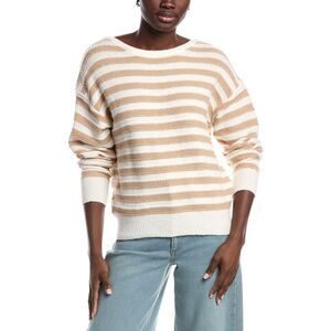 Anna Kay Womens  Indira Knit Cashmere-Blend Sweater, White